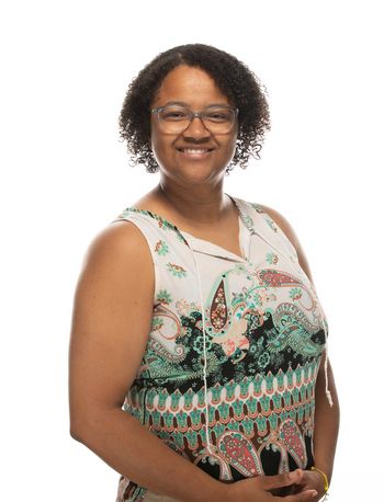 Headshot of Andrea Gordon with a white background