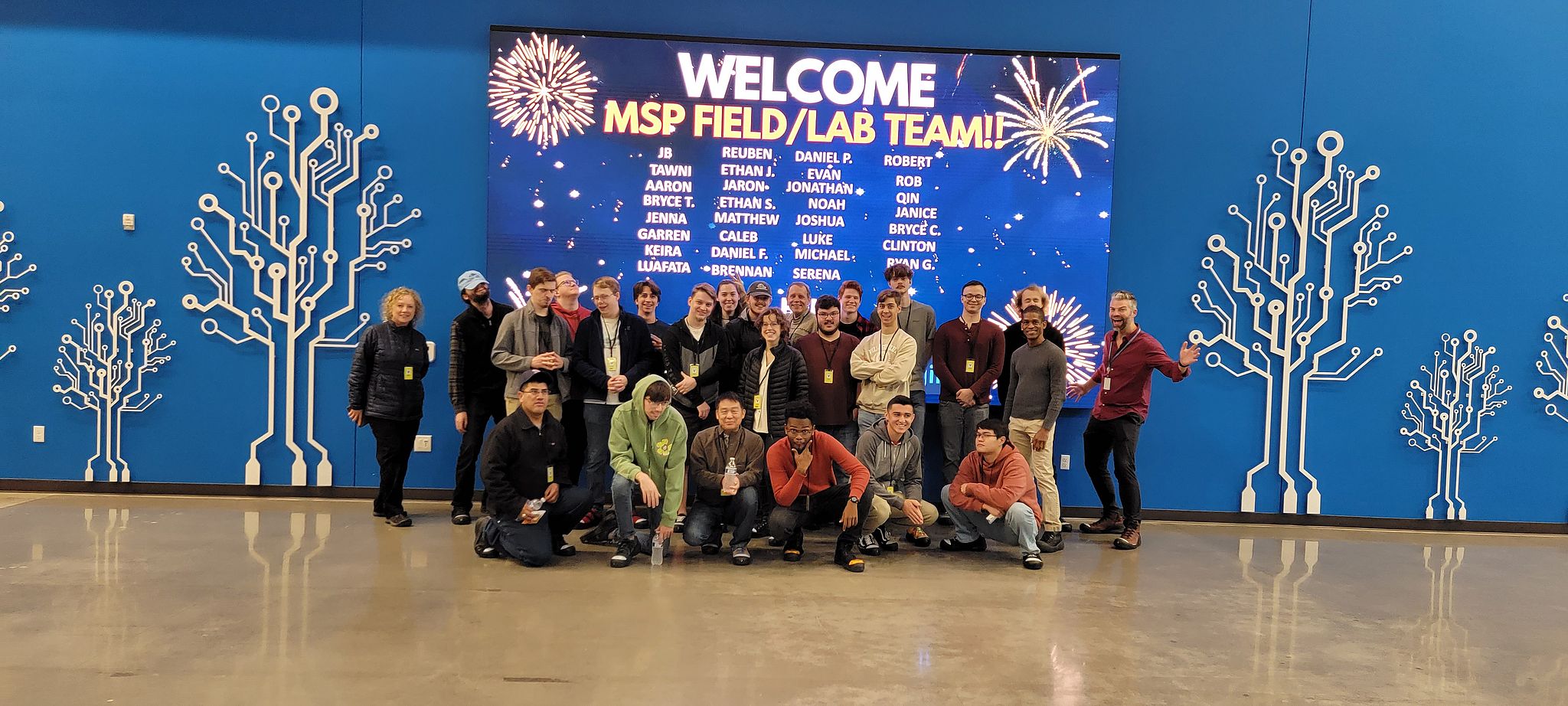 Engineering student group photo