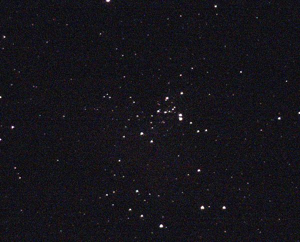 The Eagle Nebula (M16) with a <1min exposure time.