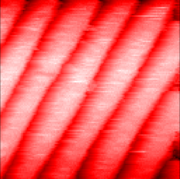 STM image of DVD grooves.