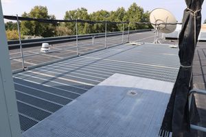 View of observation deck facing west.